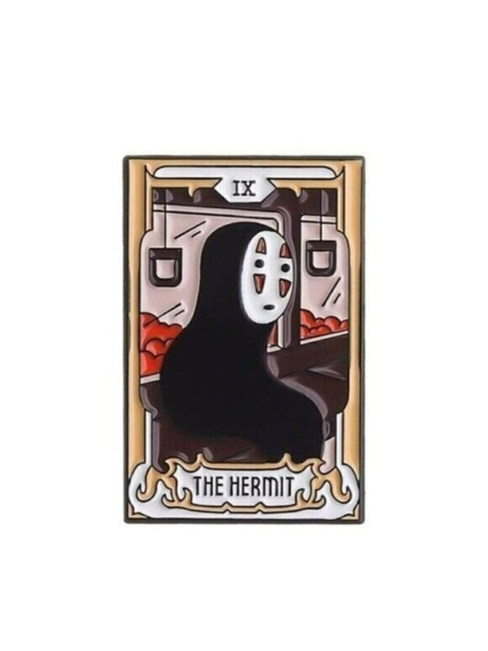 3/20 Spirited Away The Hermit Tarot Card Enamel Pin